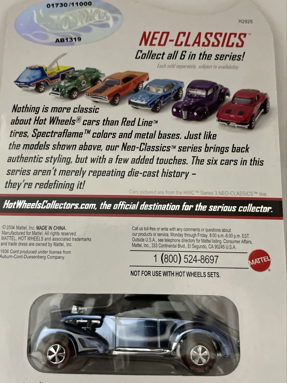 Classic Cord - HWC Neo Classics toy car collectible - Main Image 3