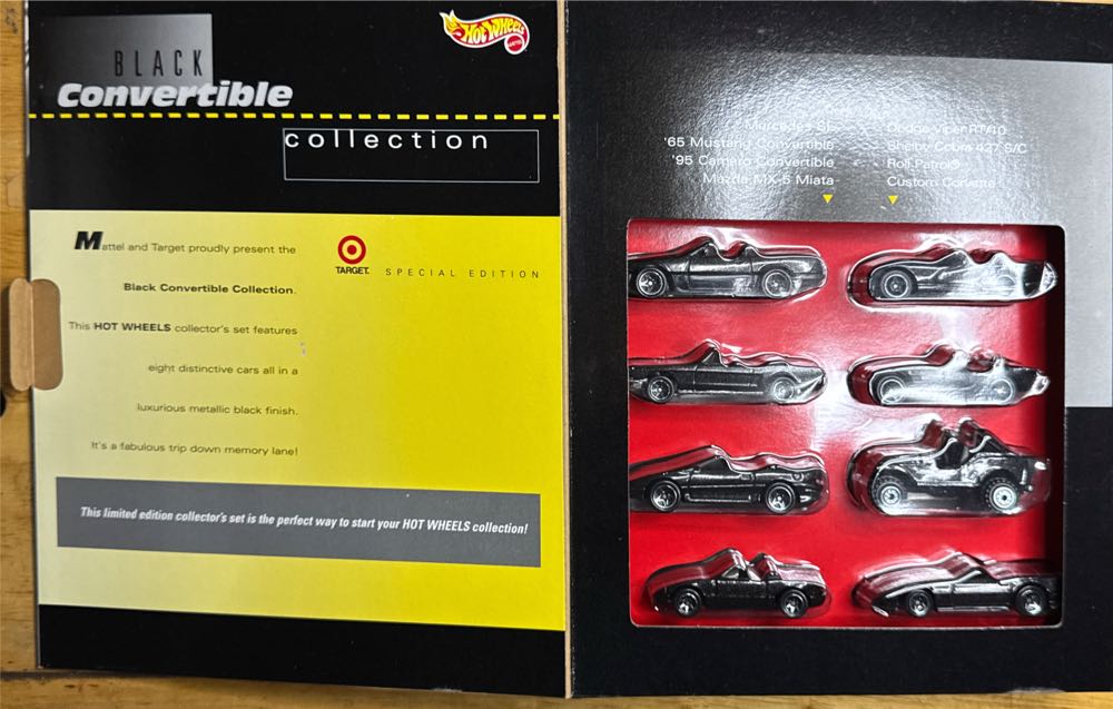Black Convertible Collection - THEN AND NOW toy car collectible - Main Image 4