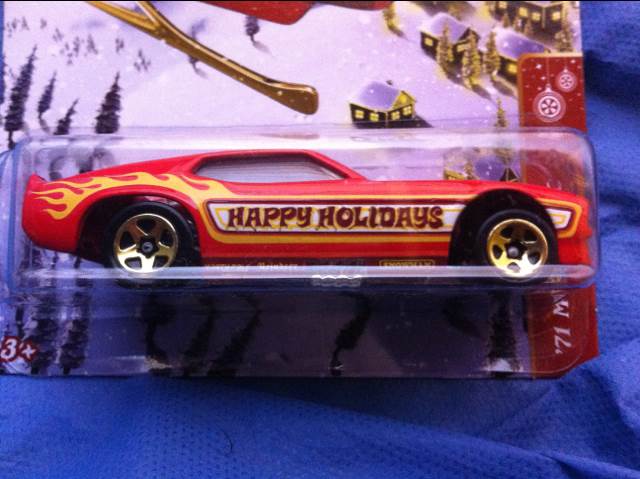 ’71 Mustang F/C - Holiday Hot Rods ’12 toy car collectible - Main Image 2