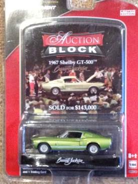 1967 Shelby GT-500 - Auction Block toy car collectible - Main Image 1
