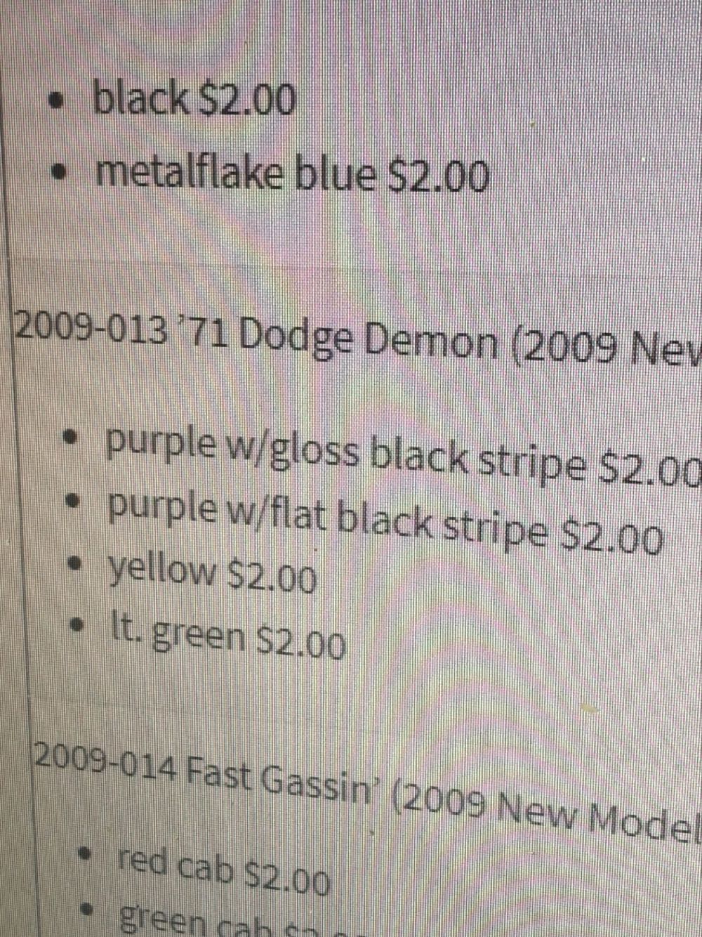 ’71 Dodge Demon - 2009 New Models toy car collectible - Main Image 3