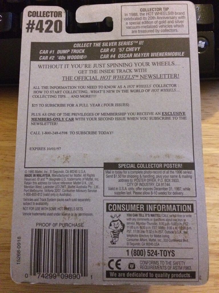 Dump Truck - Silver Series II toy car collectible - Main Image 2