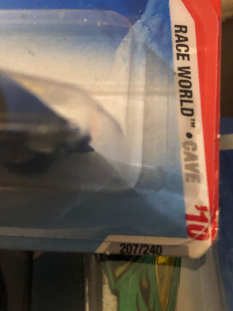 Blue Swoopy Doo Car - Race World - Cave ’10 toy car collectible - Main Image 2