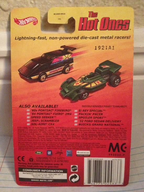 El Rey Special - The Hot Ones toy car collectible - Main Image 2