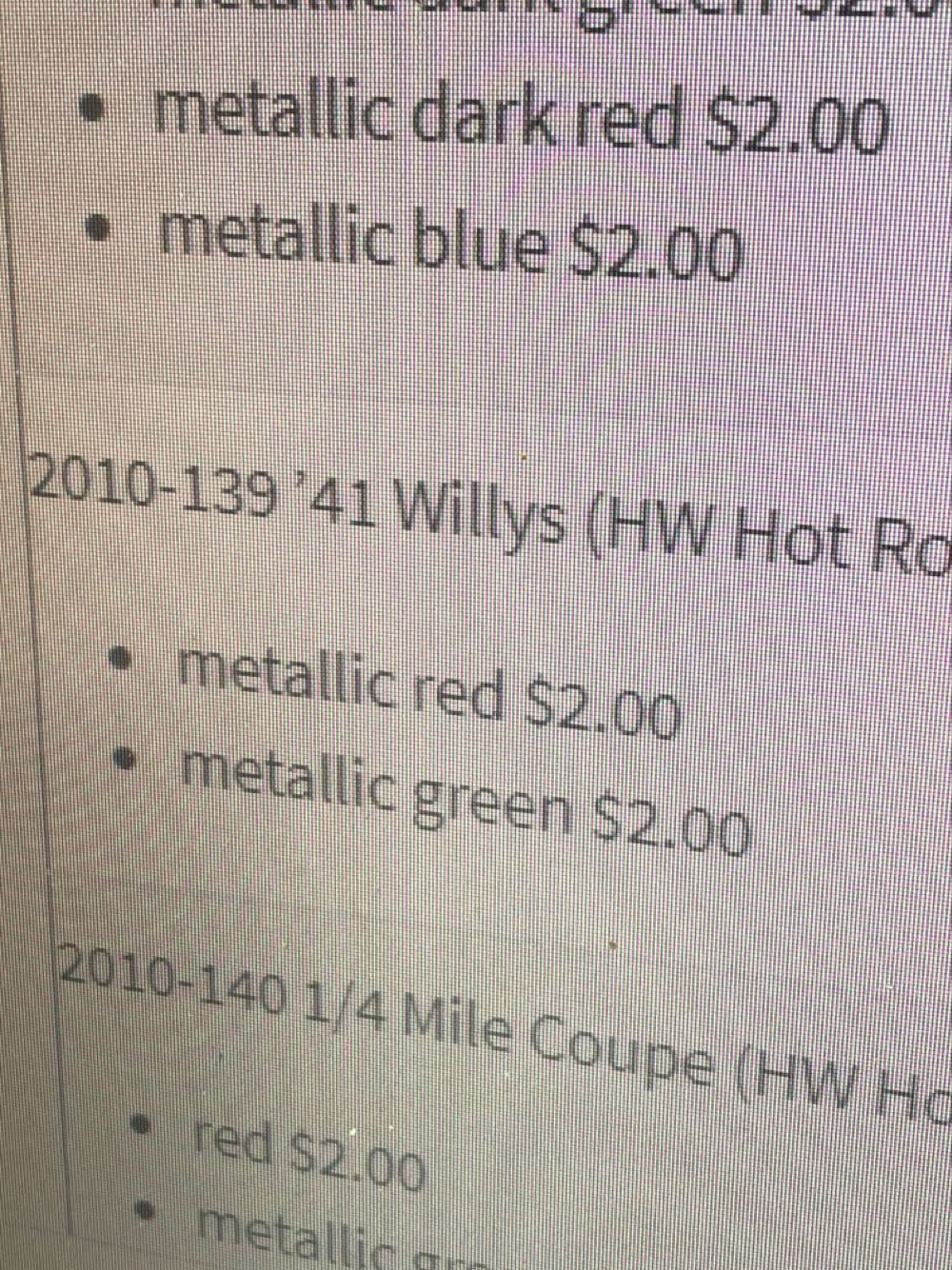 1941 Custom Willys Coupe - HW Hot Rods toy car collectible - Main Image 3