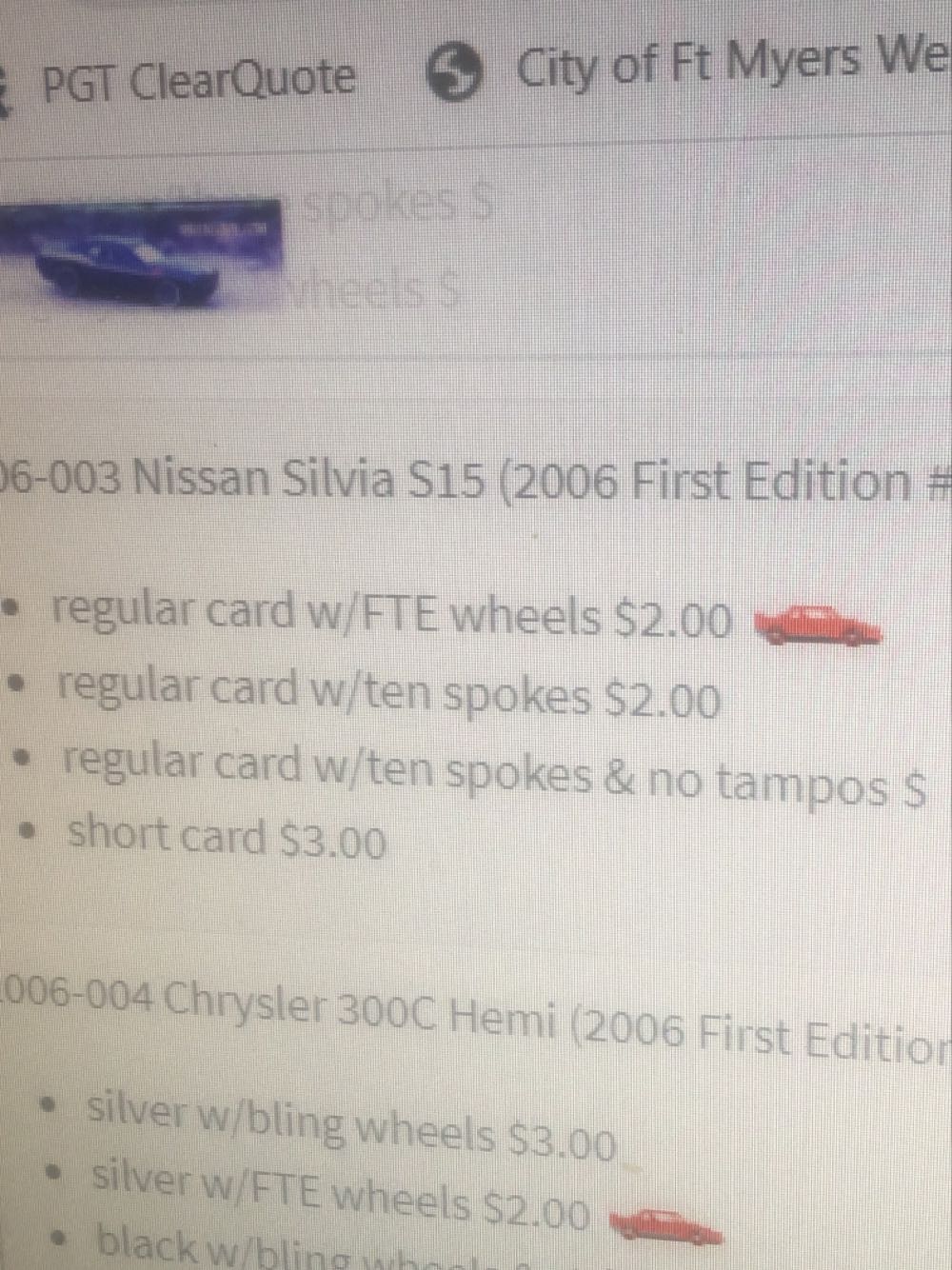 Nissan Silvia S15 - 2006 First Editions toy car collectible - Main Image 3