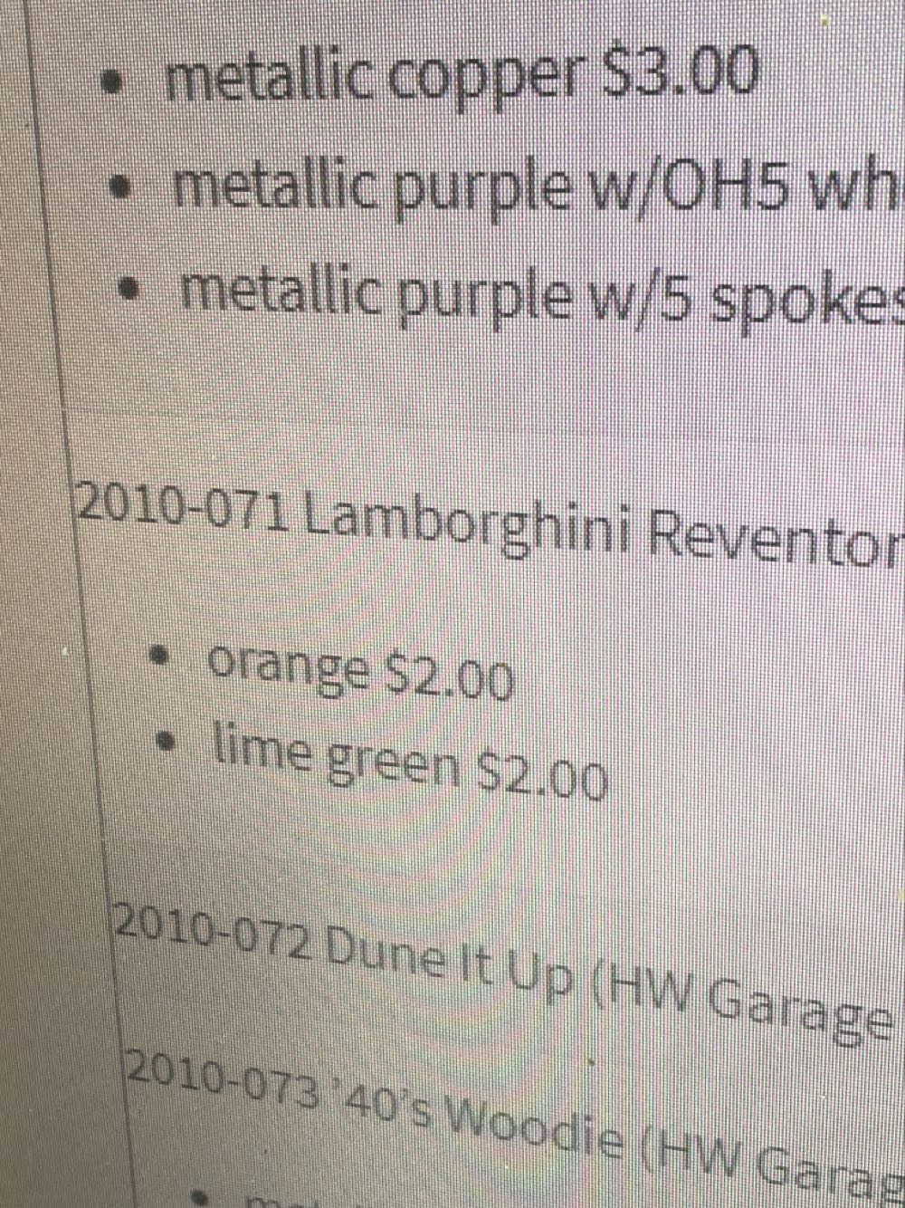 Lamborghini Reventon - 2010 - HW SPEED MACHINES toy car collectible - Main Image 3