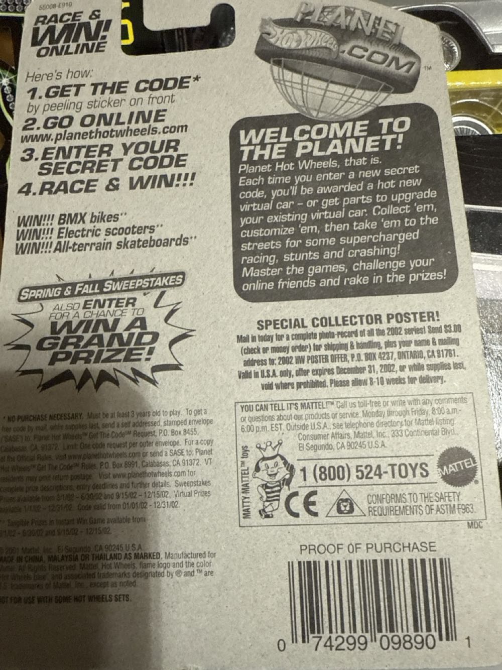 Evil Twin ( Loose ) - 2002-MAINLINE™️ toy car collectible - Main Image 3