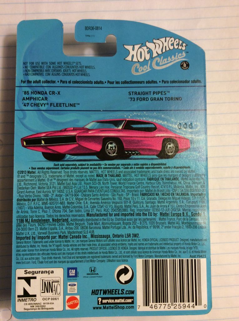 Straight Pipes - 2014 Cool Classics toy car collectible - Main Image 2