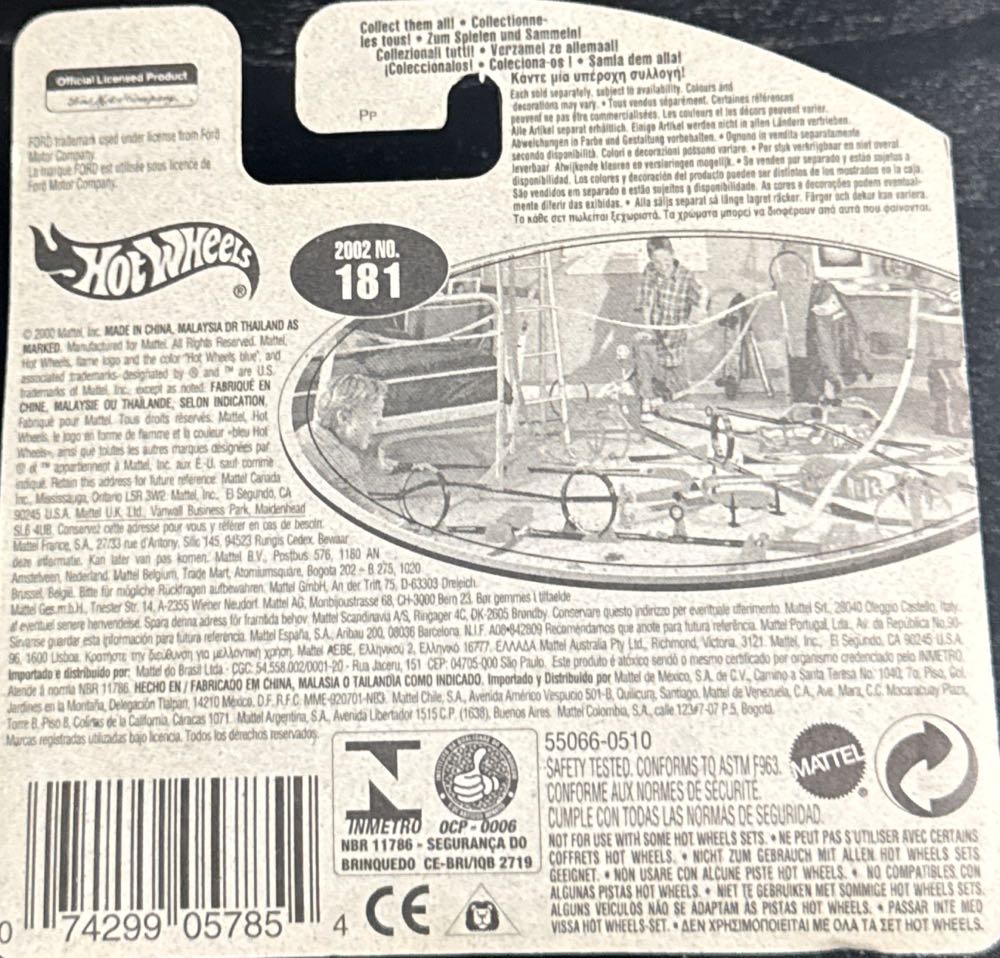 Ford 1979 - Bluecard toy car collectible - Main Image 2