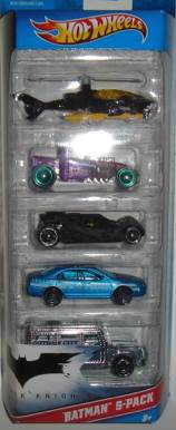 Batman 5 Pack - HW 5-Pack toy car collectible - Main Image 2