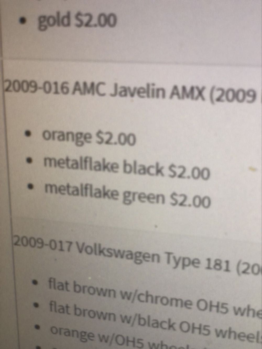 AMC Javelin AMX - 2009 New Models toy car collectible - Main Image 3