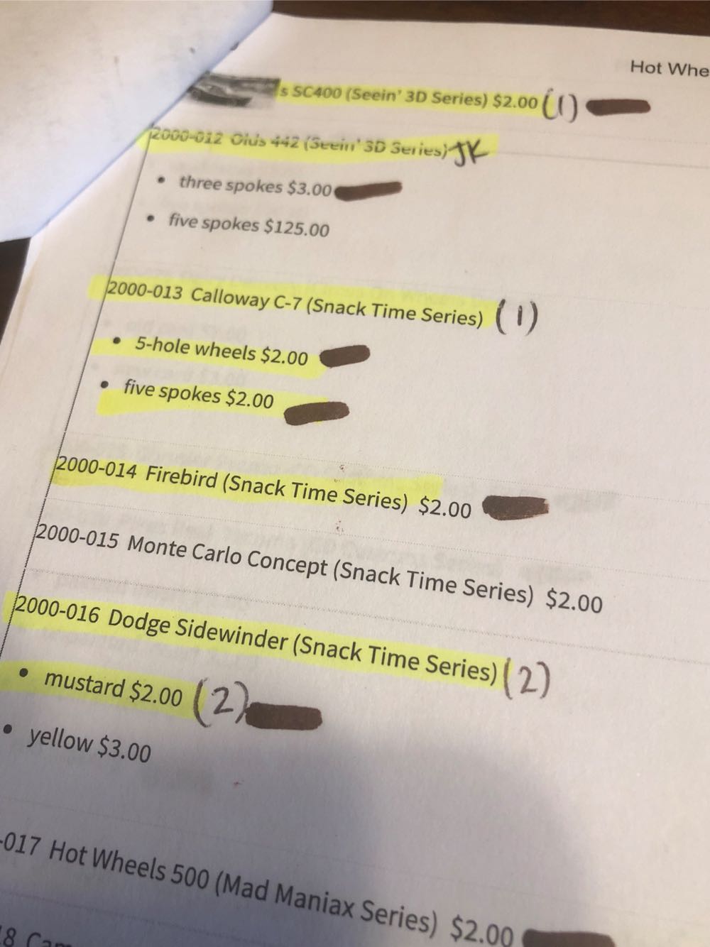 Monte Carlo Concept Car - 2000 Snack Time Series toy car collectible - Main Image 3