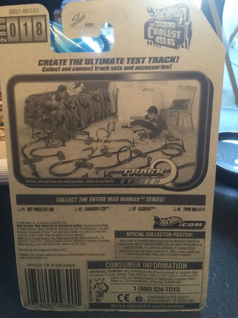 Camaro Z28 - 2000 Mad Maniax Series toy car collectible - Main Image 2