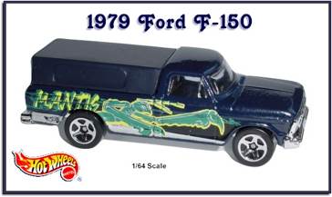 ’79 Ford F-150 (Black LC) - Attack Pack Series toy car collectible - Main Image 2