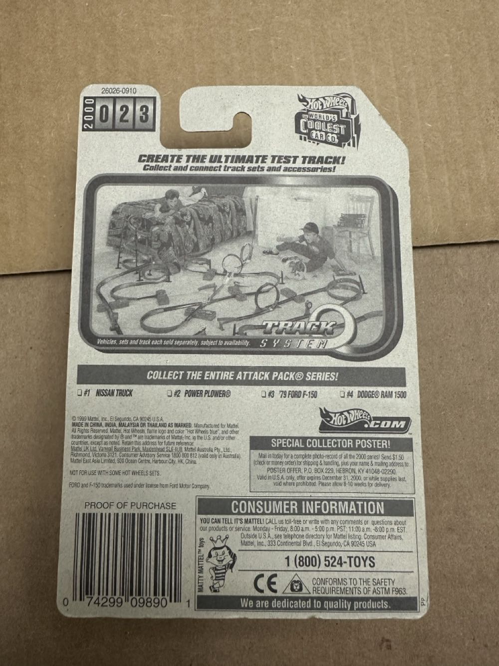 ’79 Ford F-150 (Black LC) - Attack Pack Series toy car collectible - Main Image 3