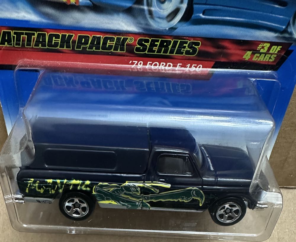 ’79 Ford F-150 (Black LC) - Attack Pack Series toy car collectible - Main Image 4