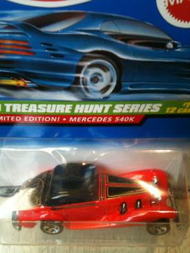 Mercedes 540K - 1999 Treasure Hunt Series toy car collectible - Main Image 2