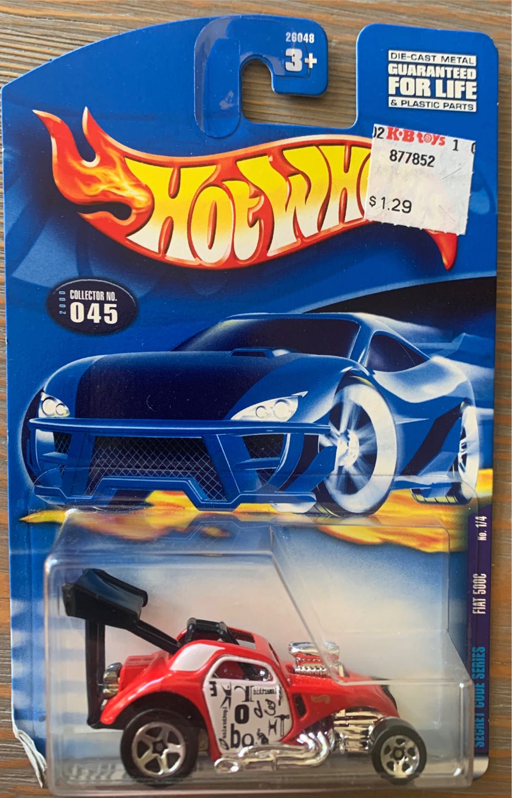 #431 FIAT 500C - Secret Code Series toy car collectible - Main Image 3