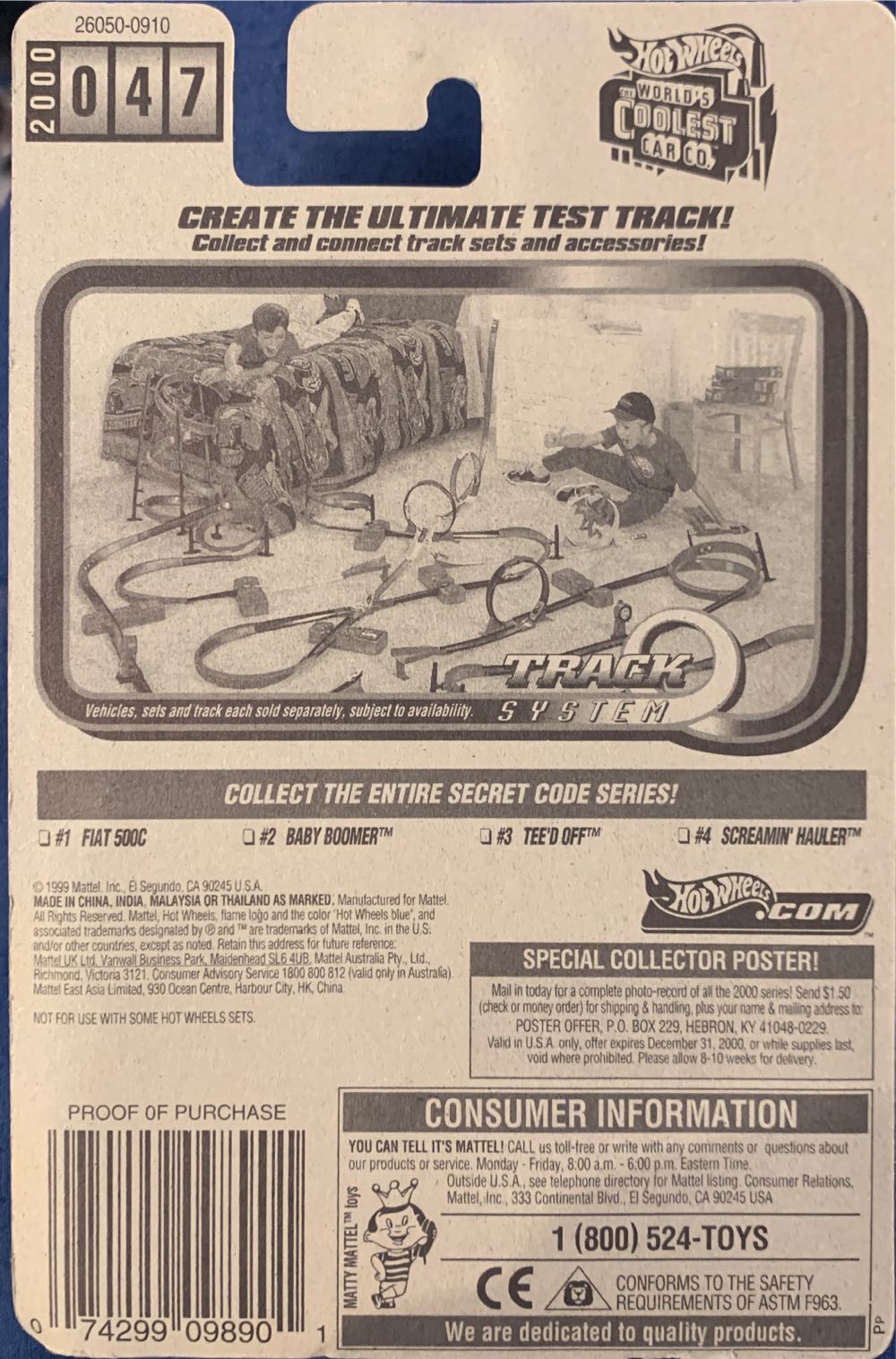 Tee’d Off - Secret Code toy car collectible - Main Image 3