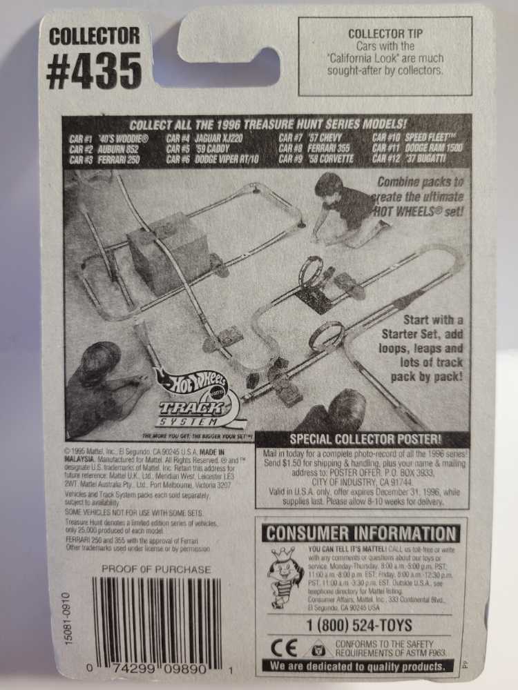 Ferrari 355 - Treasure Hunts 1996 toy car collectible - Main Image 3