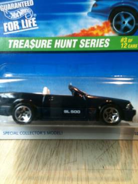 Mercedes 500 SL - Treasure Hunts 1997 toy car collectible - Main Image 2