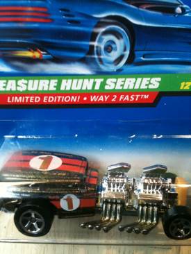 Way 2 Fast - Treasure Hunts 1998 toy car collectible - Main Image 2