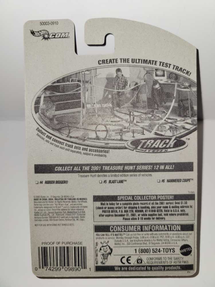 Rodger Dodger - 2001 Treasure Hunt toy car collectible - Main Image 4
