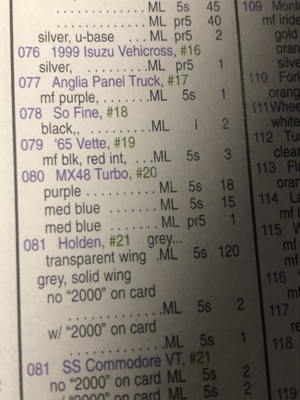 MX48 Turbo - 2000 First Edition toy car collectible - Main Image 3