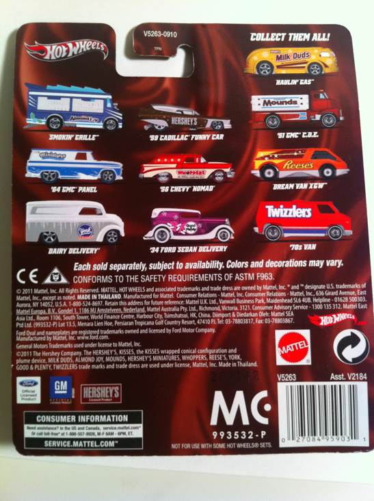 34 Ford Sedan Delivery Hershey’s Good&Plenty - 2011 Nostalgia Series toy car collectible - Main Image 2