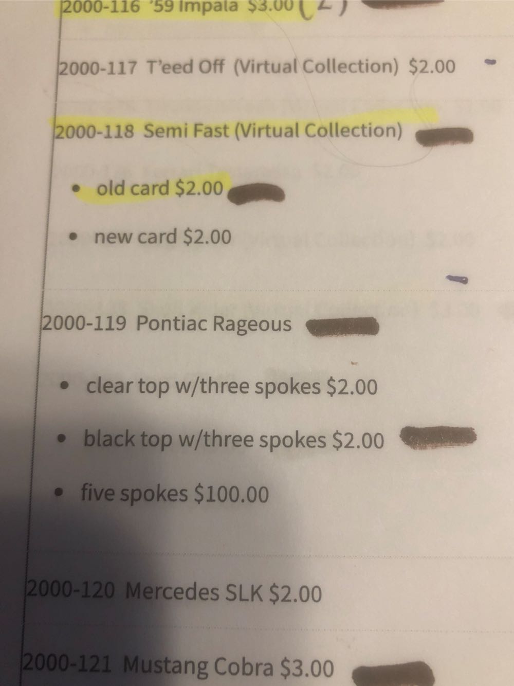 Pontiac Rageous - Mainline toy car collectible - Main Image 3