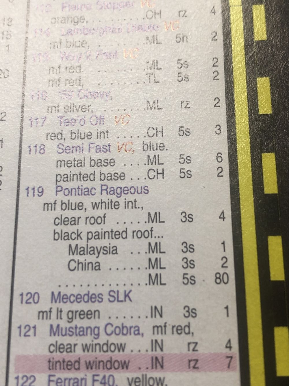 Pontiac Rageous - Mainline toy car collectible - Main Image 4