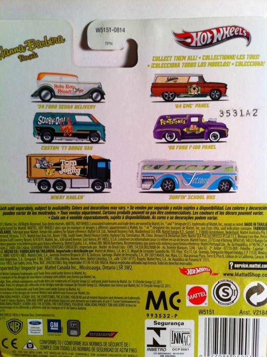 The Flintstones - 2011 Nostalgia Series toy car collectible - Main Image 2