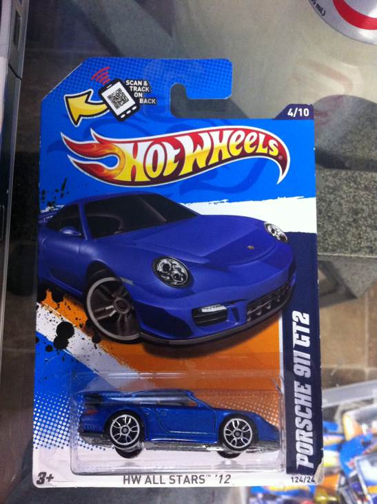 Porsche 911 Gt2 - HW All Stars ’12 toy car collectible - Main Image 2