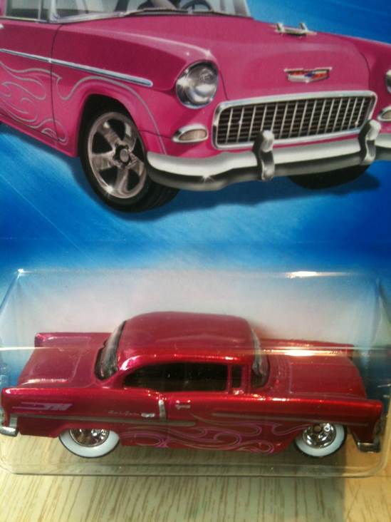 ’55 Chevy - Trea$ure Hunt$ ‘09 toy car collectible - Main Image 2