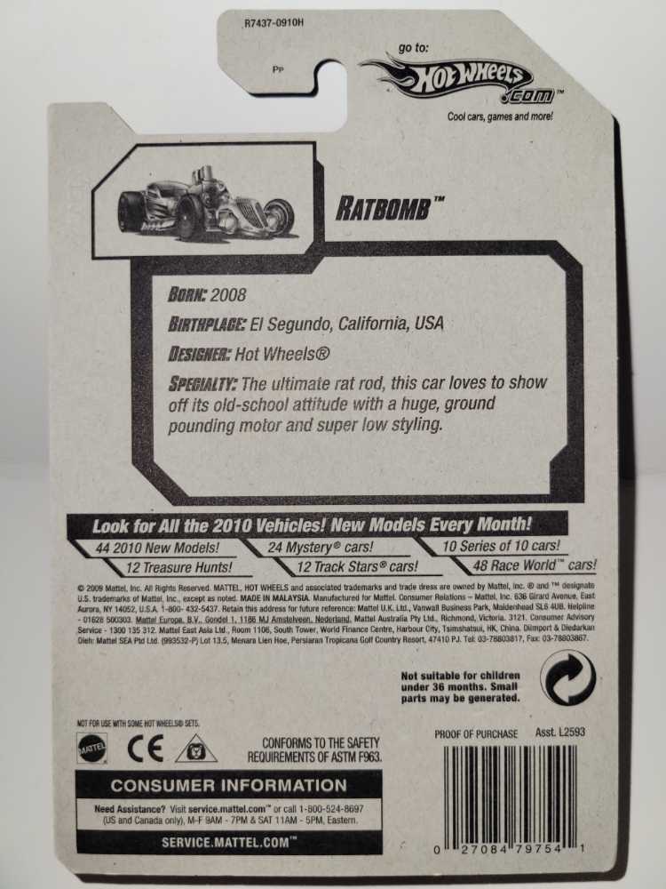 Ratbomb - Treasure Hunts ’10 toy car collectible - Main Image 4