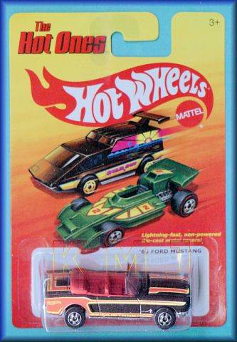 65 Ford Mustang - 2011 Hot Ones Series toy car collectible - Main Image 1