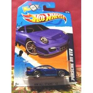 Loose Porsche 911 GT2 - HW All Stars toy car collectible - Main Image 2