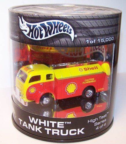 White Tank Truck - High Test Series toy car collectible - Main Image 1