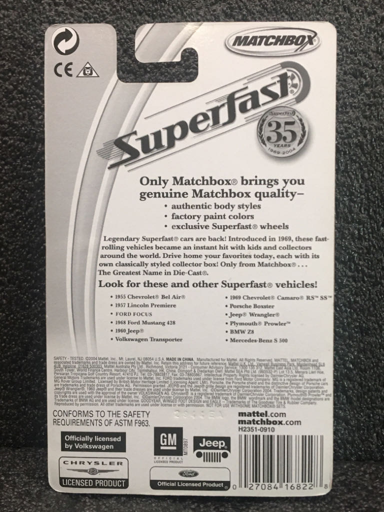 1968 Ford Mustang 428 - MB Superfast toy car collectible - Main Image 2