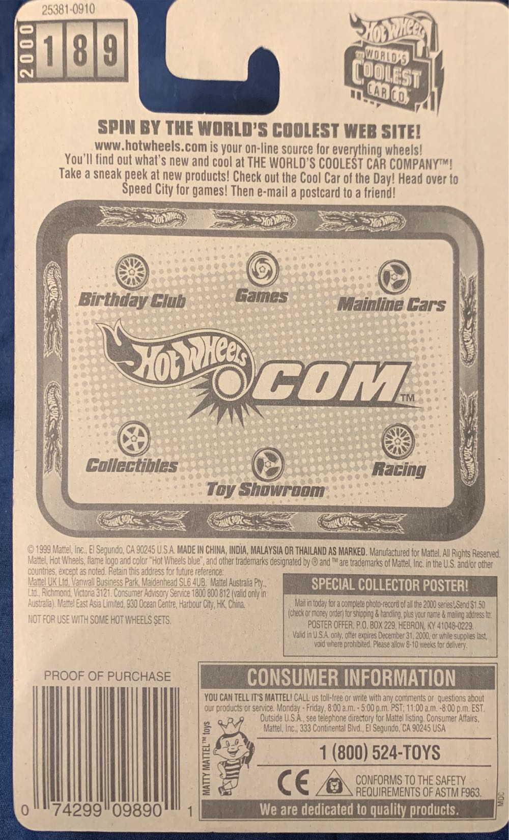 Semi-Fast - 2000 Hot Wheels toy car collectible - Main Image 4