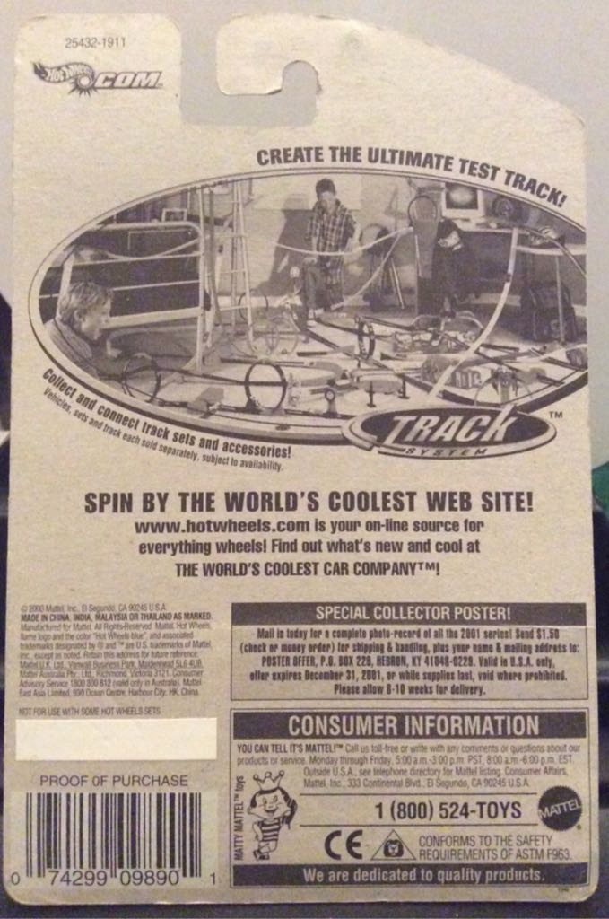 Saltflat Racer - 2000 Hot Wheels toy car collectible - Main Image 2