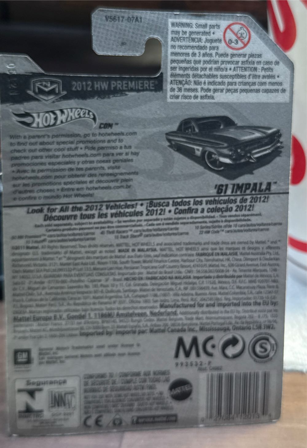 61 Impala - 2012 New Models toy car collectible - Main Image 3