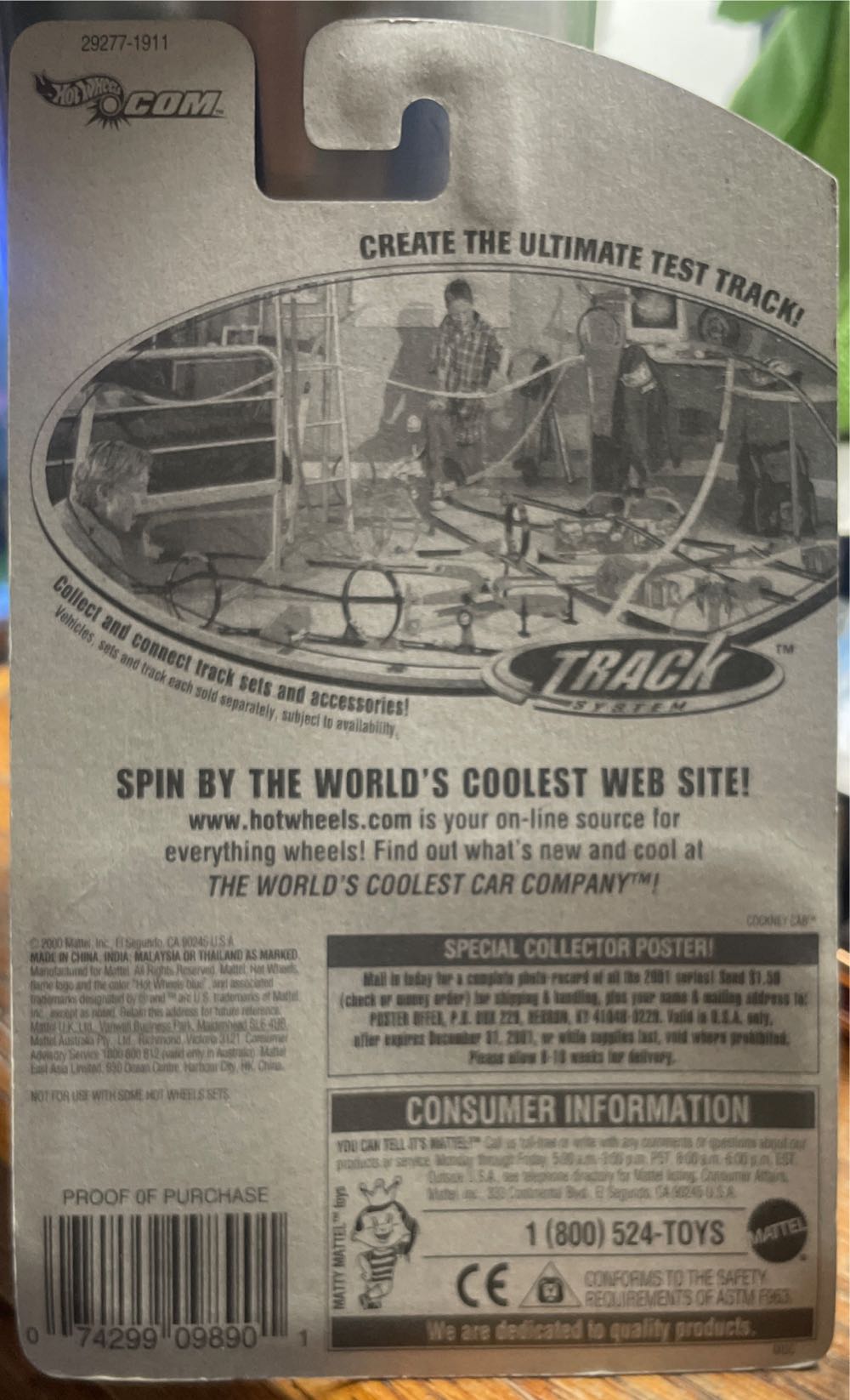 Rail Rodder - 2000 Hot Wheels toy car collectible - Main Image 2