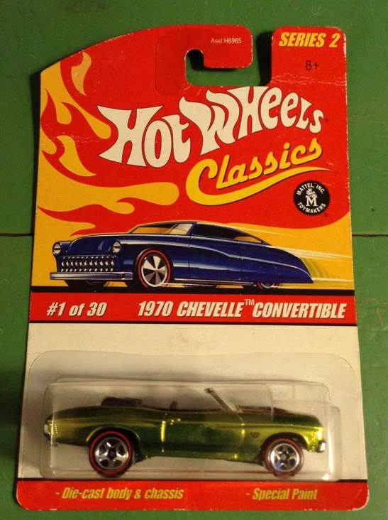 Chevelle  Convertible 1970 - Hot Wheels Classics Series 2 toy car collectible - Main Image 2