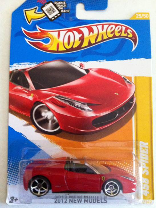 458 Spider - 2012 New Models toy car collectible - Main Image 1