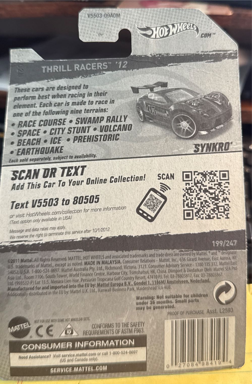 Synkro - Thrill Racers - City Stunt ’12 toy car collectible - Main Image 2