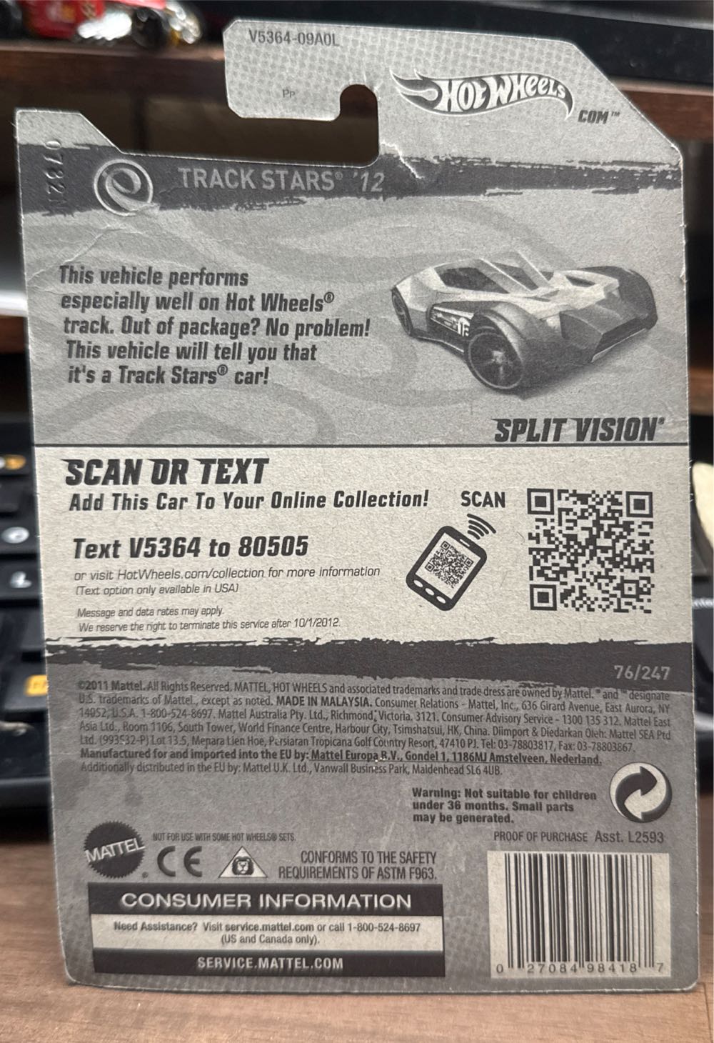 Split Vision - Track Stars toy car collectible - Main Image 3