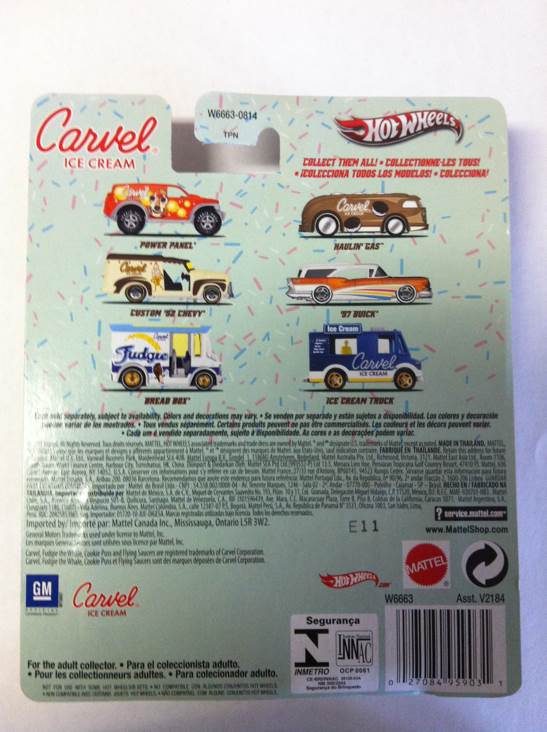 Bread Box - HW Nostalgia Series - Carvel Ice Cream toy car collectible - Main Image 2