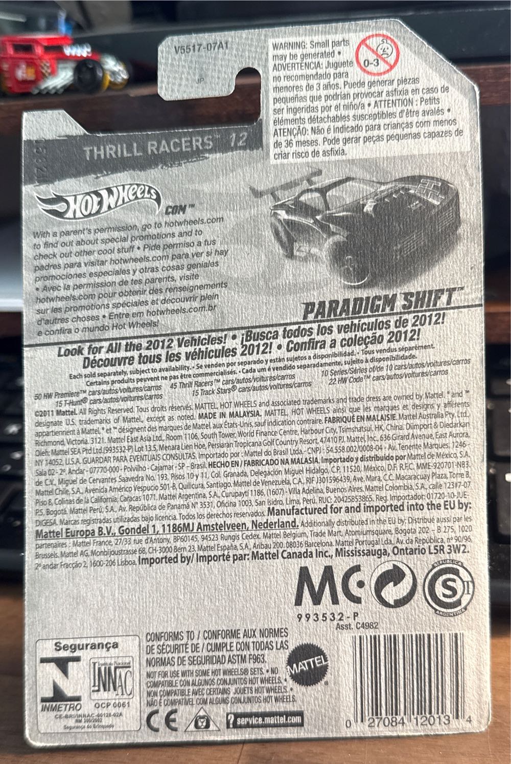 Paradigm Shift - Team Hotwheels toy car collectible - Main Image 3